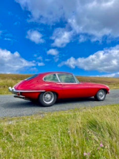 Our Jaguar E Type 2+2 is now available for Self Drive Hire.